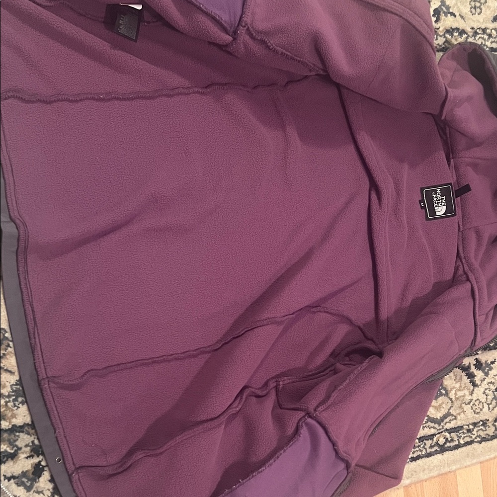 The North Face Purple and Gray Hooded Jacket - Picture 7 of 8